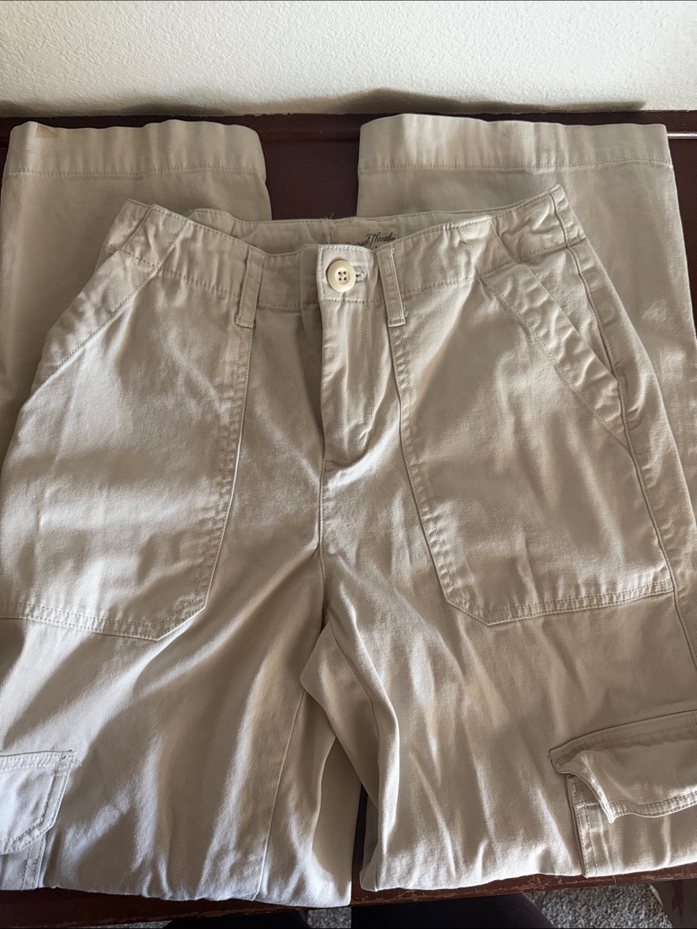 Men's Khaki Utility Pants - Beige